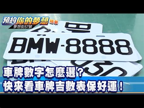 車牌幸運數字|避開兇數！車牌攻略